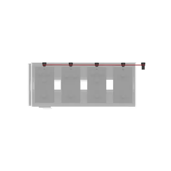 Daddario CABO ALIMENTAÇÃO XPND Adjustable Daisy Chain