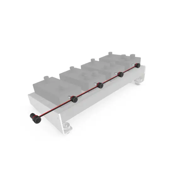Daddario CABO ALIMENTAÇÃO XPND Adjustable Daisy Chain