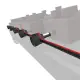 Daddario CABO ALIMENTAÇÃO XPND Adjustable Daisy Chain