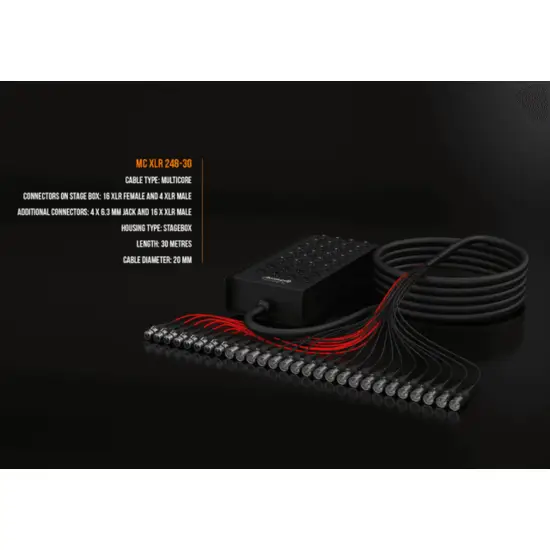 Audibax MULTICORE 30mt 24in/8out