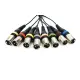 Audibax CABO MULTICORE 5m 8x XLR M/XLR F