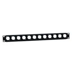 Adam Hall PAINEL RACK 12 SOCKETS U shaped 872215