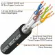 Emelec ViasCom BOBINE CABO REDE CAT6A U/FTP RJ45 50mt