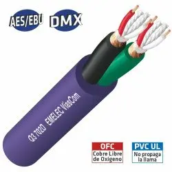 Emelec ViasCom Cabo Digital Multipar AES/EBU   DMX 100mt
