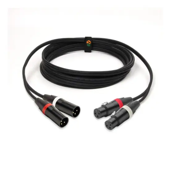Emelec ViasCom CABO AUDIO 20cm 1x XLR Macho / 2x XLR Fêmea