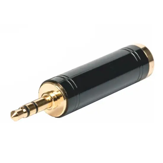 Emelec ViasCom ADAPTADOR Mini Jack Macho TRS/Jack Fêmea TRS Metal EQ9402