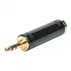 Emelec ViasCom ADAPTADOR Mini Jack Macho TRS/Jack Fêmea TRS Metal EQ9402