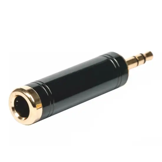 Emelec ViasCom ADAPTADOR Mini Jack Macho TRS/Jack Fêmea TRS Metal EQ9402