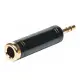 Emelec ViasCom ADAPTADOR Mini Jack Macho TRS/Jack Fêmea TRS Metal EQ9402