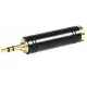 Emelec ViasCom ADAPTADOR Mini Jack Macho TRS/Jack Fêmea TRS Metal EQ9402