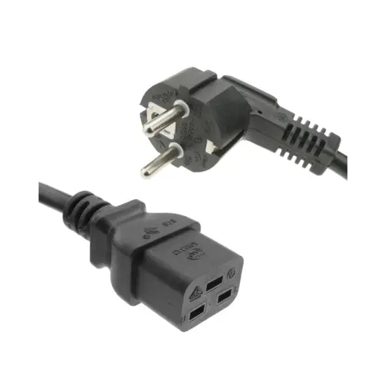 SMI CABO ALIMENTAÇÃO Schuko M / IEC C13 F   1,8mt