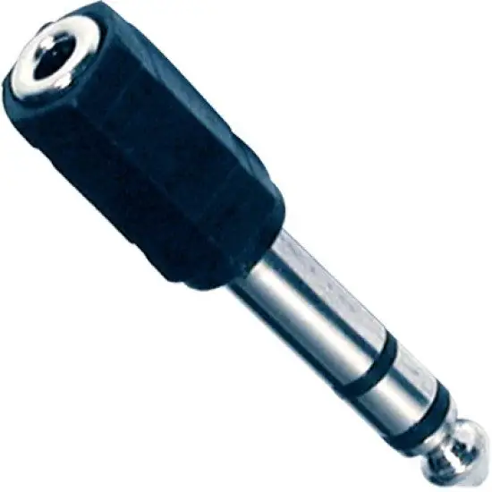 SMI ADAPTADOR 5-2000MP Jack 6,35 Macho TRS / Mini-Jack 3,5 Fêmea TRS
