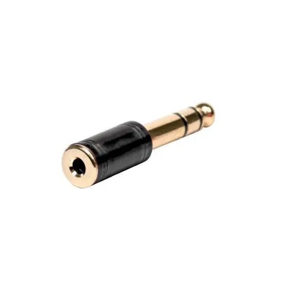 Emelec ViasCom ADAPTADOR 5-EQ9401 Jack 6,35 Macho TRS / Mini-Jack 3,5 Fêmea TRS Metal
