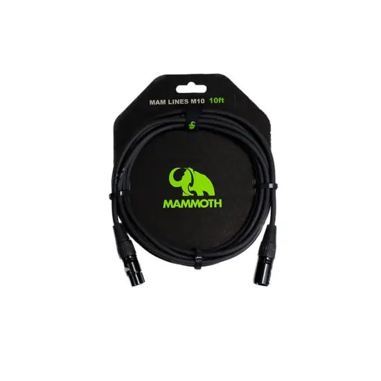 Mammoth CABO MICROFONE 3m XLR/XLR Standard MAM LINES M10