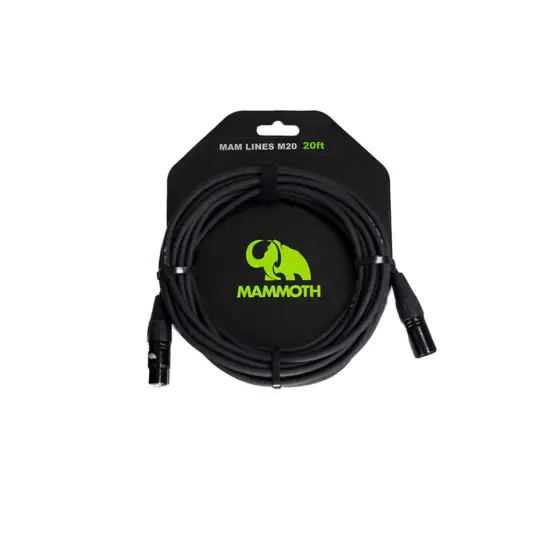 Mammoth CABO MICROFONE 6m XLR/XLR Standard MAM LINES M20