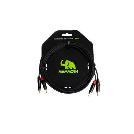 Mammoth CABO AUDIO 3m 2x RCA/2x RCA MAM LINES RCA10RCA