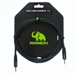 Mammoth CABO AUDIO 2m Mini-Jack TRS/Mini-Jack TRS MAM MJS6MJS