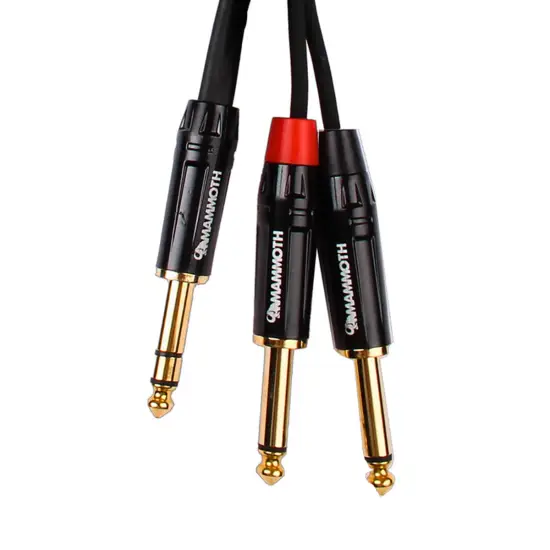 Mammoth CABO AUDIO 2m Jack TRS/2x Jack TS MAM LINES JS62J