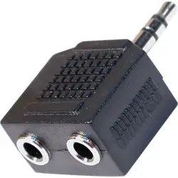 SMI ADAPTADOR Mini-Jack F x2/Mini-Jack M TRS 5-2170MP
