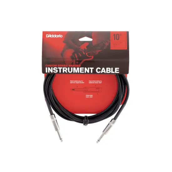 Daddario 3m Custom Series Braided Black