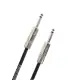 Daddario 4,5m Custom Series Braided Black-Gray