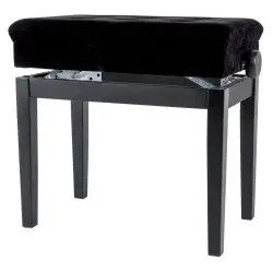 Gewa BANCO PIANO Deluxe Compartment Preto Matte