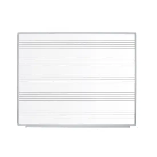 Bi Office QUADRO PAUTADO Maya Music Lessons Enamel WHITEBOARD 120x120 CR1729170