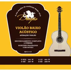 Dragão SET CORDAS Baixo Acustico 665