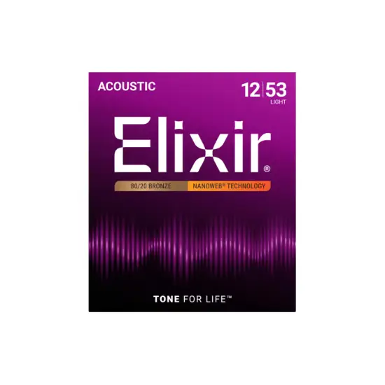 Elixir Nanoweb Bronze 12/53 Light