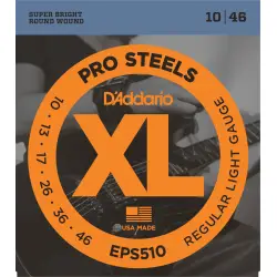 Daddario EPS510 ProSteels, Regular Light, 10 46