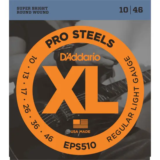 Daddario EPS510 ProSteels, Regular Light, 10 46