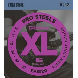 Daddario EPS520 ProSteels Super Light  09 42