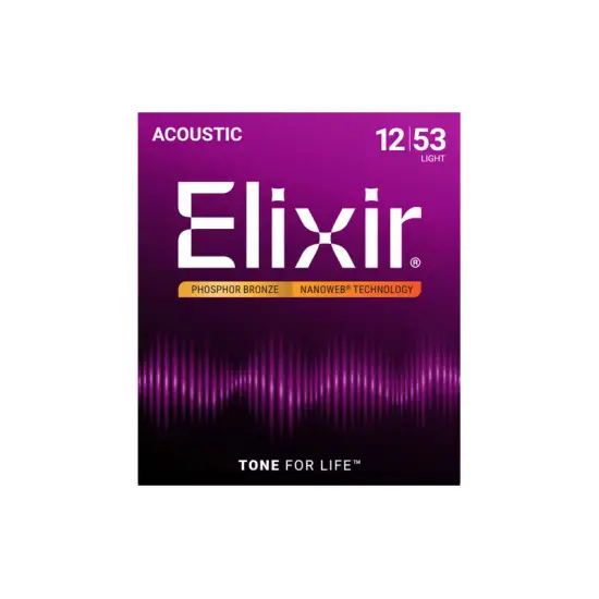 Elixir Phosphor Bronze 16052 12/53 Light