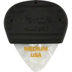 Fender Mojo Grip Celluloid White Moto Medium