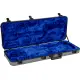 Fender Deluxe Molded Strat/Tele Case Silver/Blue