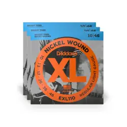 Daddario EXL110 3D Nickel Wound 10 46