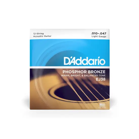 Daddario EJ38 12 String Phosphor Bronze 10 47