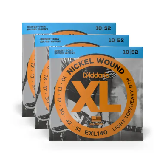 Daddario EXL140 3D Nickel Wound 10 52