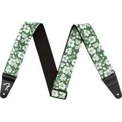 Fender Hawaiian Strap Green Floral