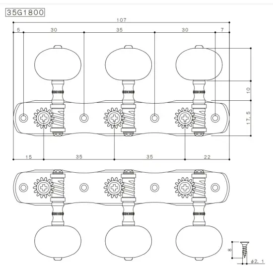 Gotoh 35G1800 1R SB
