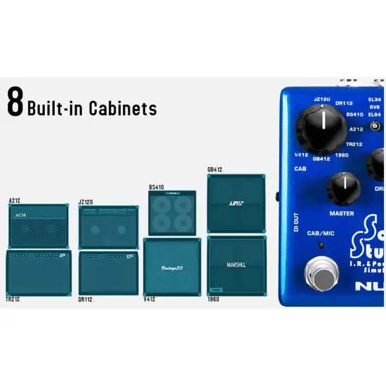 NUX Solid Studio IR & Power Amp Simulator  NSS 5