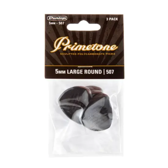 Dunlop Primetone 507 Large Round 5mm (3 und)