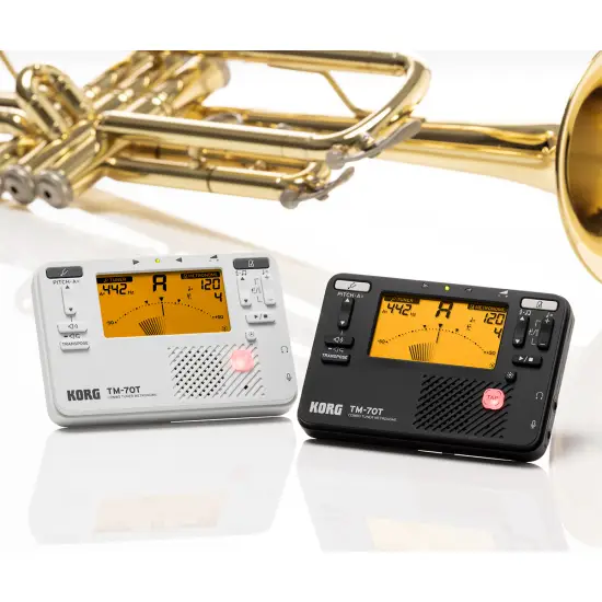 Korg AFINADOR/METRONOMO CROMATICO TM 70C BK