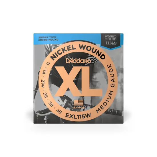 Daddario EXL115W Medium Wound 3rd 11 49