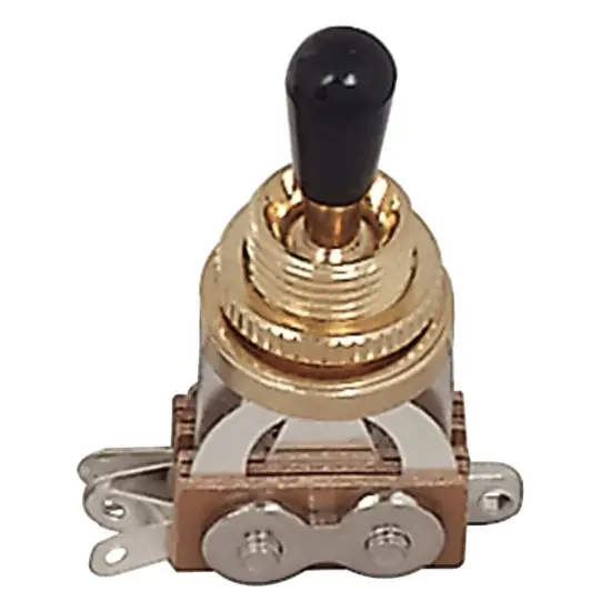 Partsland 3 Vias estilo LP (Dourado/Botão Preto) 943.095