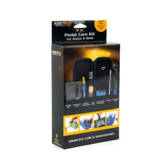 Music Nomad Pedal Care Kit for Guitar & Bass 12pc MN286