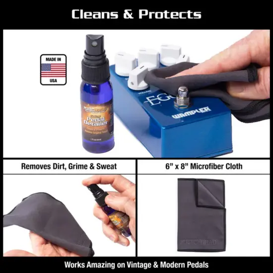 Music Nomad Pedal Care Kit for Guitar & Bass 12pc MN286