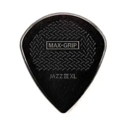 Dunlop PALHETA GUITARRA Max Grip Jazz III Preta