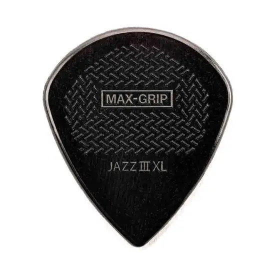 Dunlop PALHETA GUITARRA Max Grip Jazz III Preta