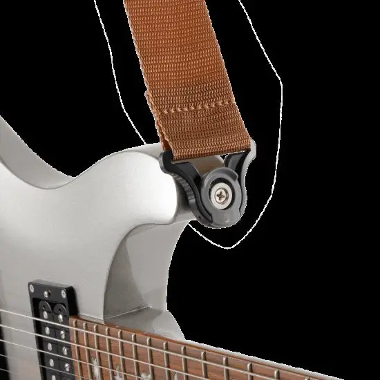 Daddario CORREIA GUITARRA PWSAL409 Auto Lock Brown
